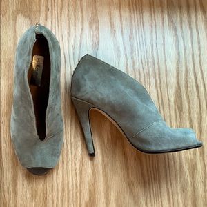 Halogen peep toe booties